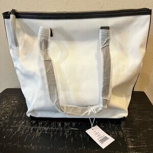 Walter Baker CARLY BAG‎ Classic Canvas and Vegan Leather Tote